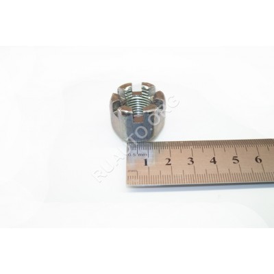 Гайка М16х1,5 корончатая высот.19 мм 250871-п29 Красная Этна