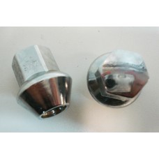 Гайка колёсная хром 98-0055 M12х1,5 выс. 32, ключ 19, конус, закрытая