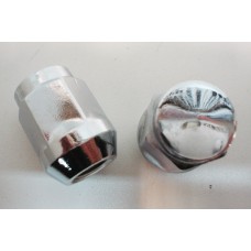Гайка колёсная хром M12х1,5 выс. 35, ключ 21, конус, закрытая