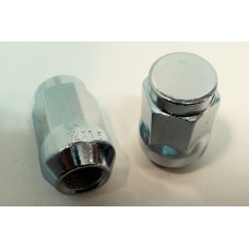Гайка колёсная хром JN-206 M12х1,5 выс. 35, ключ 19, конус, закрытая