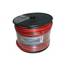 Провод акустический 2х2,5  красно-чёрный 100м