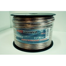 Провод акустический 2х1,0 PROconnect BlueLine  катушка 100м 01-6205-6