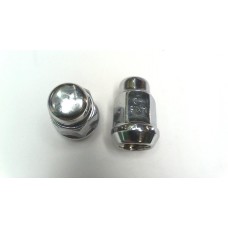 Гайка колёсная М14х1,5 (35, ключ 19, конус, закрытая, хром.)