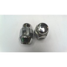 Гайка колёсная хром М14*1,5 выс. 35, ключ 21, конус, закрытая