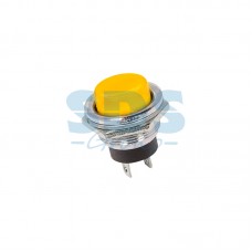 Кнопка металл без фиксации RWD-306 желтая 220В 2А d16.2 36-3354