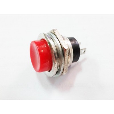 Кнопка металл без фиксации RWD-306 красная 220В 2А d16.2 36-3351