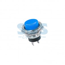 Кнопка металл без фиксации RWD-306 синяя 220В 2А d16.2 36-3352