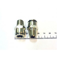 Фитинг металл цанговый прямой тр. 3/8 - нар. рез. NPT 1/4 арт. MPC3/8-N2