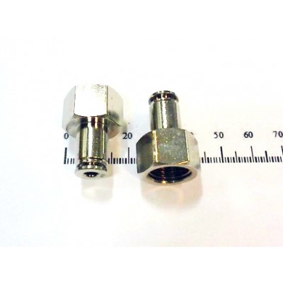 Фитинг металл цанговый прямой тр. 5/32 - вн. рез. NPT 1/4 арт. MPCF5/32-N2
