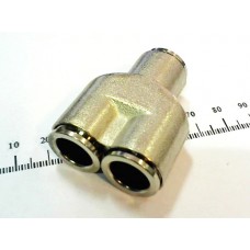 Фитинг металл цанговый тройник Y тр.12  арт. MPY12