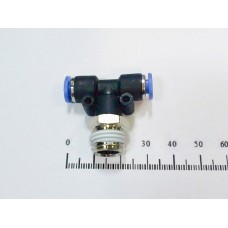 Фитинг металлопласт. тройник тр. 5/32 - нар. рез. NPT 1/4 арт. SPB5/32-N2