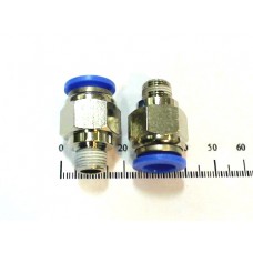 Фитинг металлопласт. прямой тр. 3/8 - нар. рез. NPT 1/8 арт. SPC3/8-N1