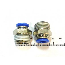 Фитинг металлопласт. прямой тр. 3/8 - нар. рез. NPT 1/2 арт. SPC3/8-N4