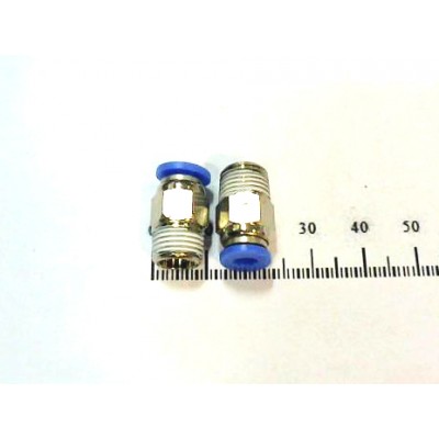 Фитинг металлопласт. прямой тр. 5/32 - нар. рез. NPT 1/8 арт. SPC5/32-N1