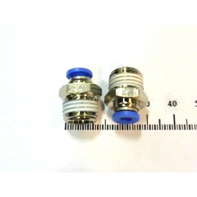 Фитинг металлопласт. прямой тр. 5/32 - нар. рез. NPT 1/4 арт. SPC5/32-N2
