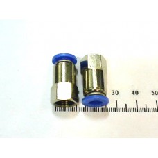 Фитинг металлопласт. прямой тр. 1/4 - вн. рез. NPT 1/8 арт. SPCF1/4-N1