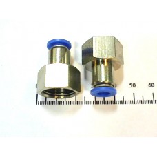 Фитинг металлопласт. прямой тр. 1/4 -  вн. рез. NPT 3/8 арт. SPCF1/4-N3